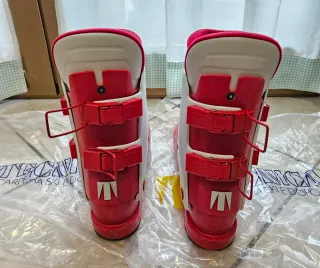 Scarponi sci Tecnica Racer vintage rossi taglia 5