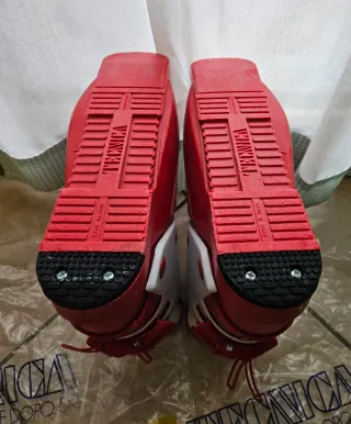 Scarponi sci Tecnica Racer vintage rossi taglia 5