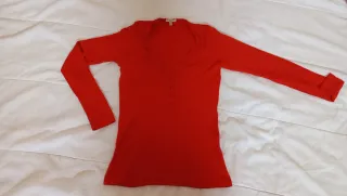 Camiseta Massimo Dutti Roja Talla S