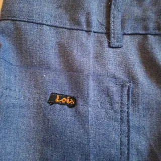 Pantalón Lois Algodón Azul.