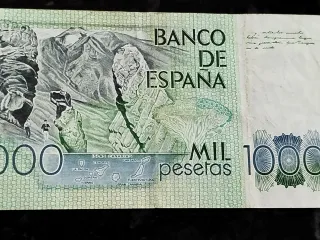 Billete 1000 pesetas 1979 Banco de España