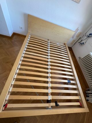 Cama bañera madera con somier y colchón