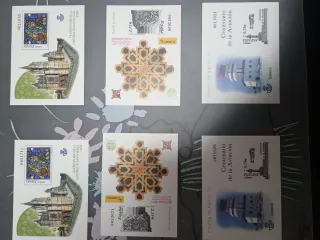 Lote Sellos España Catedrales Aviación