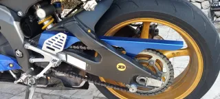 Yamaha YZF R6R Azul y Dorada
