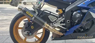 Yamaha YZF R6R Azul y Dorada