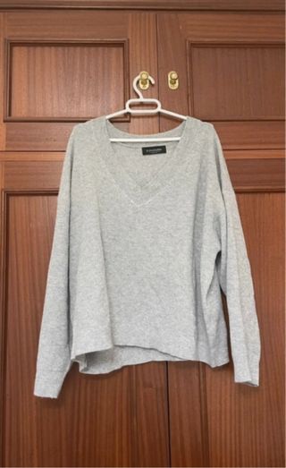 Jersey Stradivarius Gris Talla M