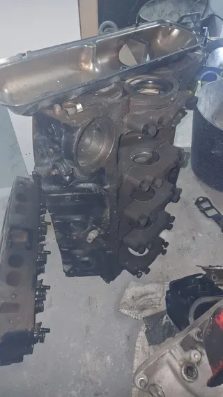 Bloque Motor 454 con Culatas y Cigüeñales