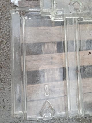 Tejas de vidrio en buen estado