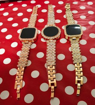 Pack 3 relojes digitales mujer pedrería NUEVOS