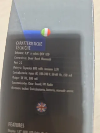 JCF One - Cellulare Nero Nuovo