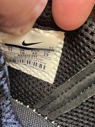 Nike Air Presto Off-White Negro Blanco