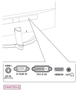2 ud. monitor LG 24" Full HD IPS LED