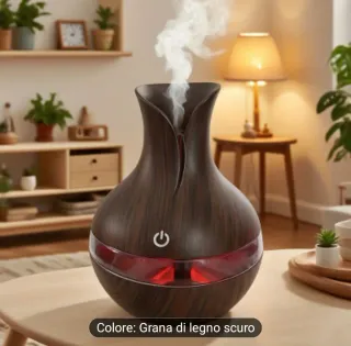 Lampada Aromatica Effetto Legno 300ml