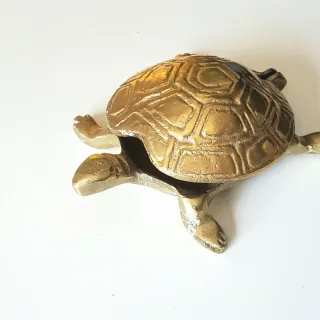 Cenicero Vintage Tortuga Latón