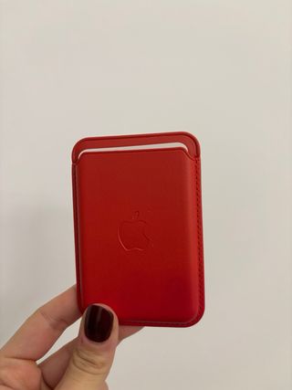 Apple Wallet MagSafe Pelle Rossa