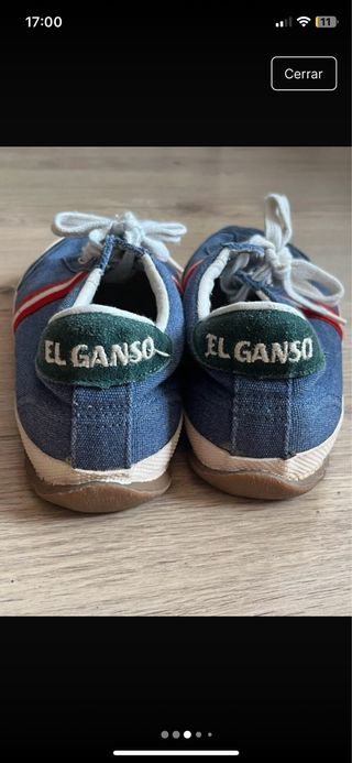 Zapatillas El Ganso Hombre Azul/Rojo