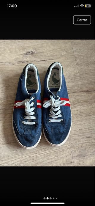 Zapatillas El Ganso Hombre Azul/Rojo