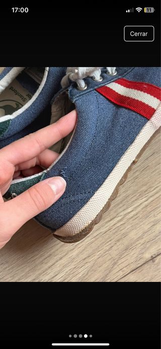 Zapatillas El Ganso Hombre Azul/Rojo