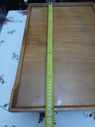 Vassoio/Tavolino da letto vintage legno