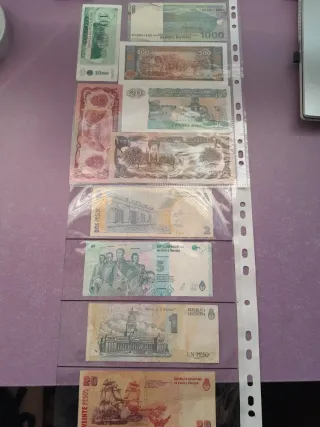 Colección de Billetes Extranjeros