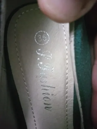 Zapatos de tacón verdes