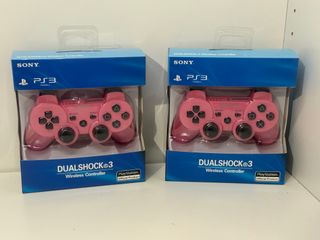 2 Mandos PS3 DualShock 3 Rosa