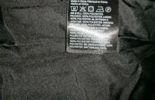 Abrigo largo acolchado negro H&M