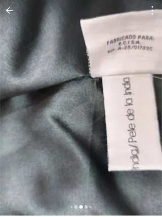 Cazadora de cuero mujer Formular negra