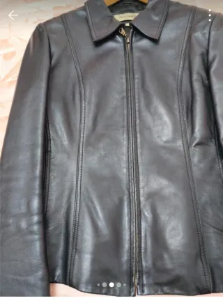 Cazadora de cuero mujer Formular negra