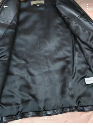 Cazadora de cuero mujer Formular negra