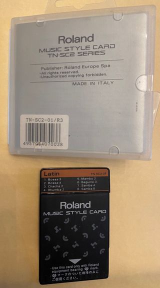 Roland TN-SC2 Series Music Style Card Latin