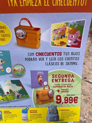 Cine Cuentos Proyector + Caperucita roja