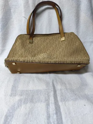 Bolso Carolina Herrera Beige y Marrón