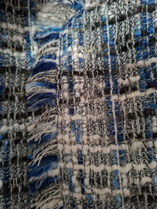 Chaqueta Tweed Azul &me unlimited