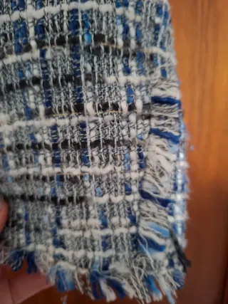 Chaqueta Tweed Azul &me unlimited