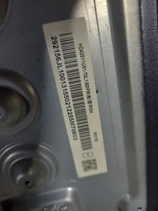 Placa Base y Fuente TV Hisense 43A63H