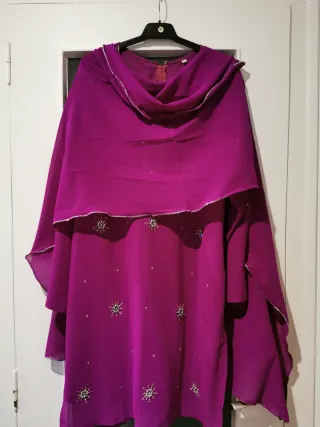 Vestido Indio Vastraghar Morado Talla Única