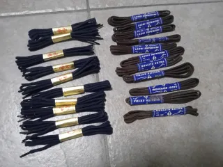 Lacci scarpe 50 cm neri e marroni