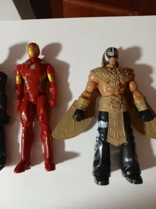 Figuras Star Wars y Spiderman.Preguntar precio