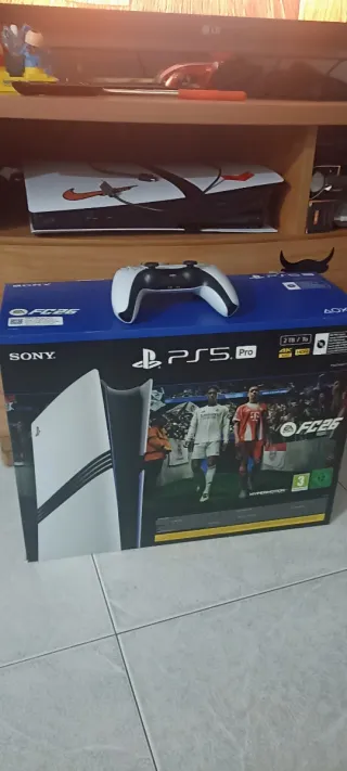 Consola Sony PS5 Pro Blanca