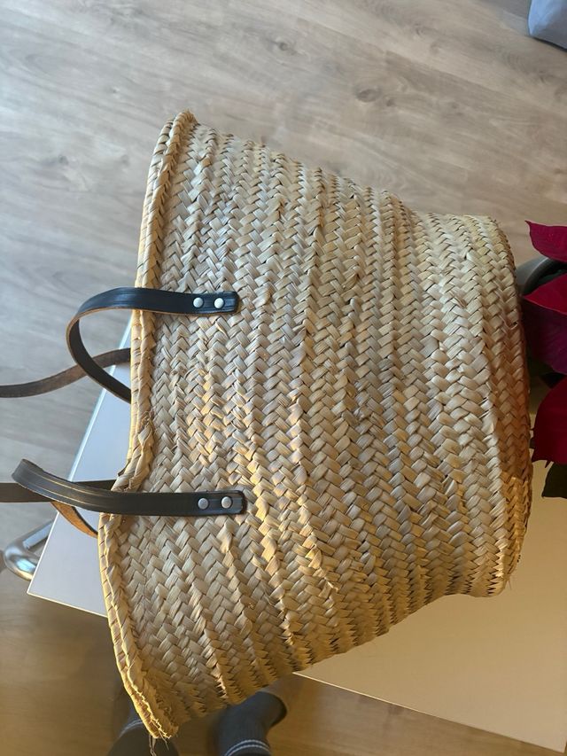 Bolso Capazo Grande Fibra Natural artesanal