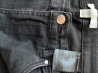Pantalón vaquero H&M negro elástico T.46
