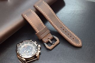 Correa reloj estilo Panerai de cuero natural