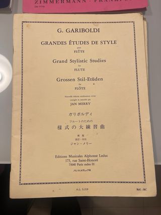 Pack Estudios Flauta Travesera