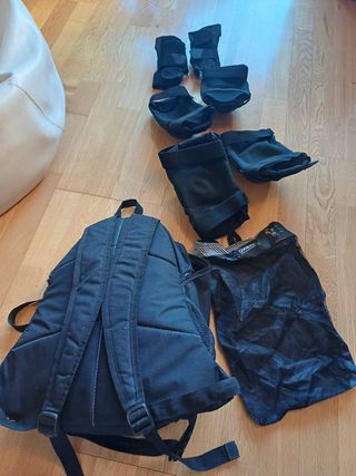 Protecciones Skate/Patinaje + Mochila