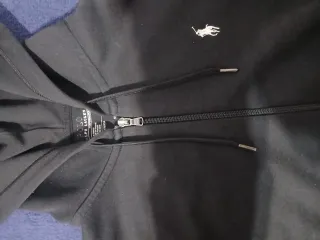 Sudadera Polo Ralph Lauren Negra Cremallera