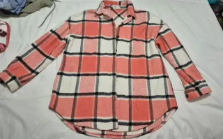 Camisa Cuadros Cosmoda Rosa