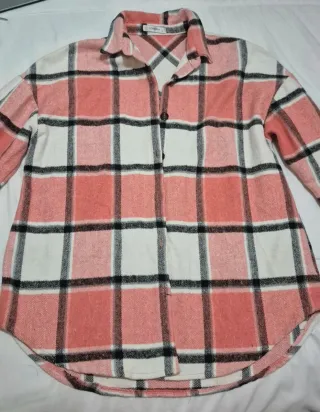 Camisa Cuadros Cosmoda Rosa