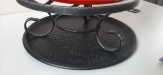 Set fonduta Braun & Kellman vintage anni 60