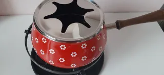 Set fonduta Braun & Kellman vintage anni 60